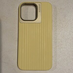 NUDIENT iPhone 14 Pro Max Butter Yellow Phone Case